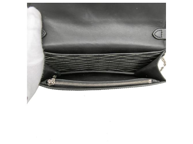 Louis Vuitton Epi Portefeuille Trunk Shoulder Bag Nero - vista 6