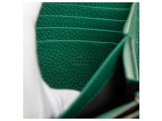 Borsa a tracolla portafoglio con catena Gucci Dionysus Verde - vista 5