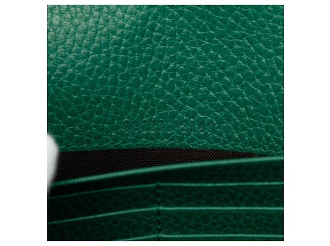 Borsa a tracolla portafoglio con catena Gucci Dionysus Verde - vista 6