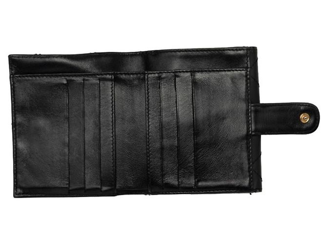 Portafoglio bi-fold Chanel Wild Stitch Coco Mark Nero - vista 5