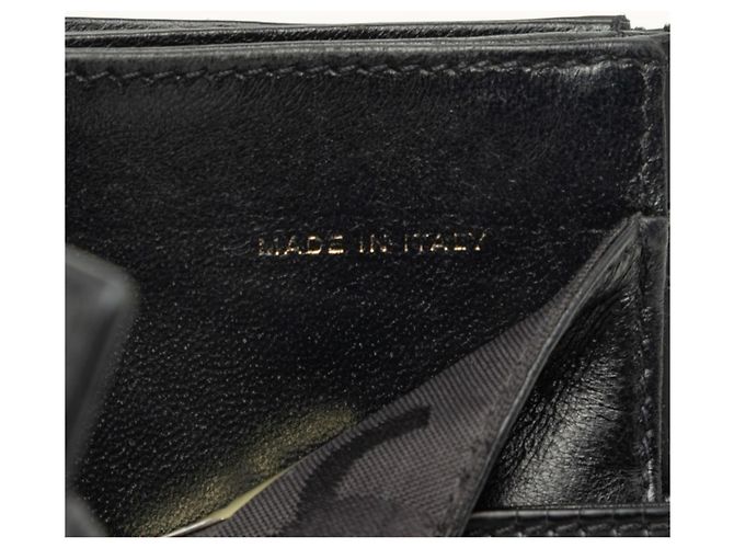 Portafoglio bi-fold Chanel Wild Stitch Coco Mark Nero - vista 8