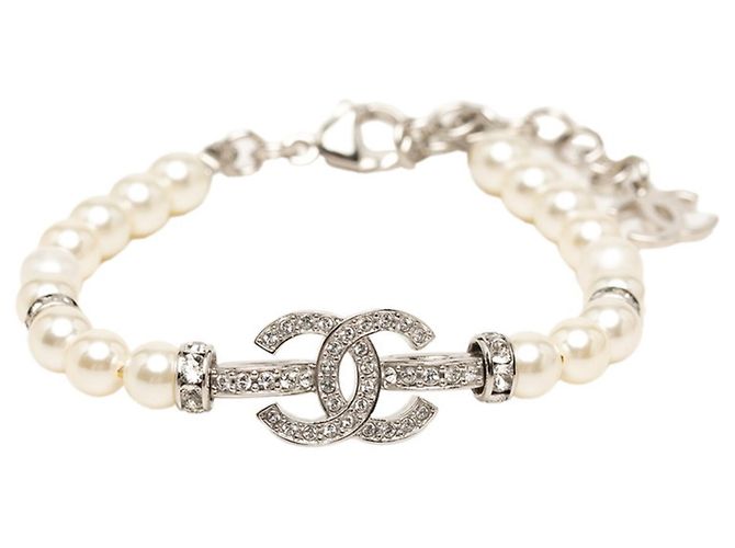 Pulsera con colgante Chanel Coco Mark Blanco - vista 2