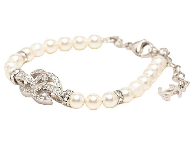 Pulsera con colgante Chanel Coco Mark Blanco - vista 3
