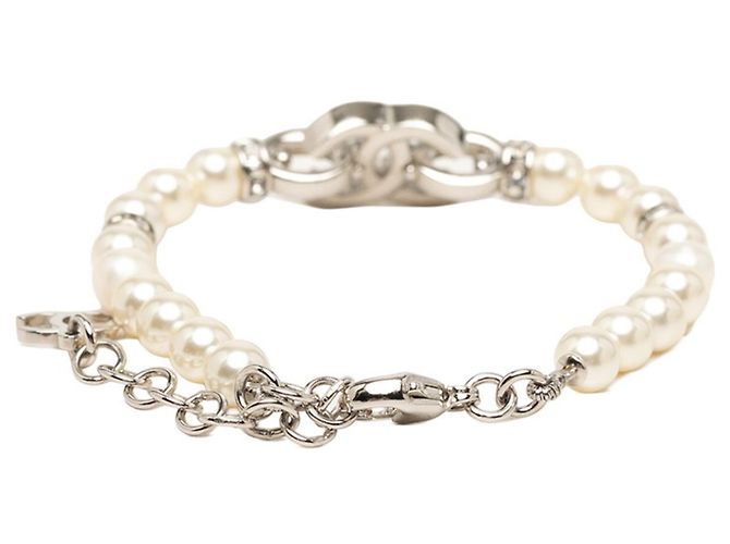 Pulsera con colgante Chanel Coco Mark Blanco - vista 4