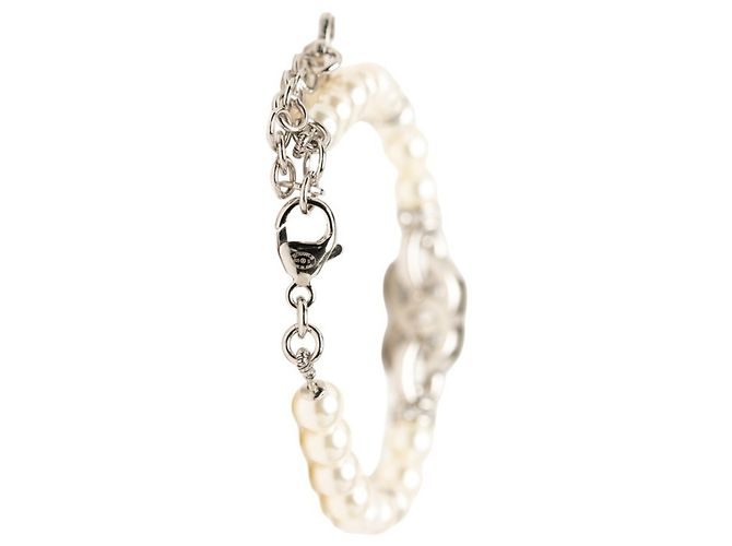 Pulsera con colgante Chanel Coco Mark Blanco - vista 6