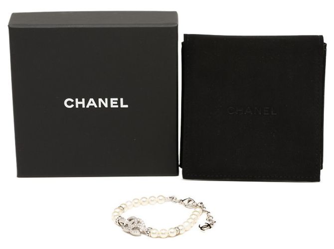 Pulsera con colgante Chanel Coco Mark Blanco - vista 7