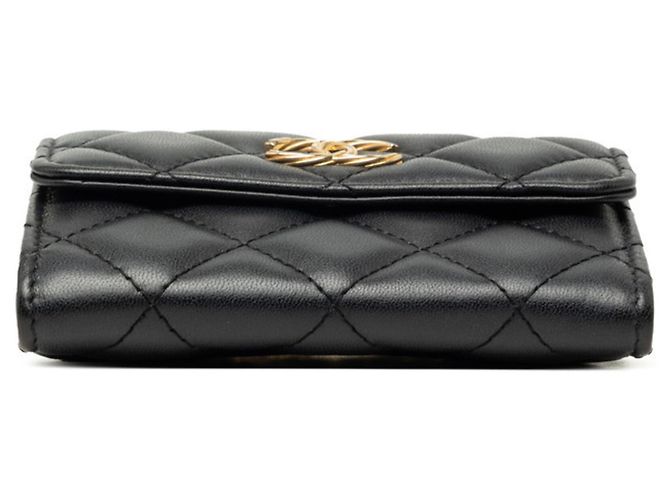 Sac à épaule Mini Chain Chanel Matelassé Coco Mark Noir - vue 3