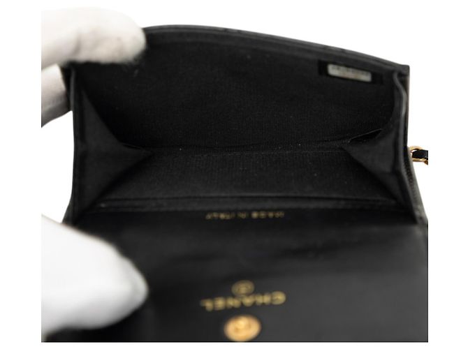 Sac à épaule Mini Chain Chanel Matelassé Coco Mark Noir - vue 4