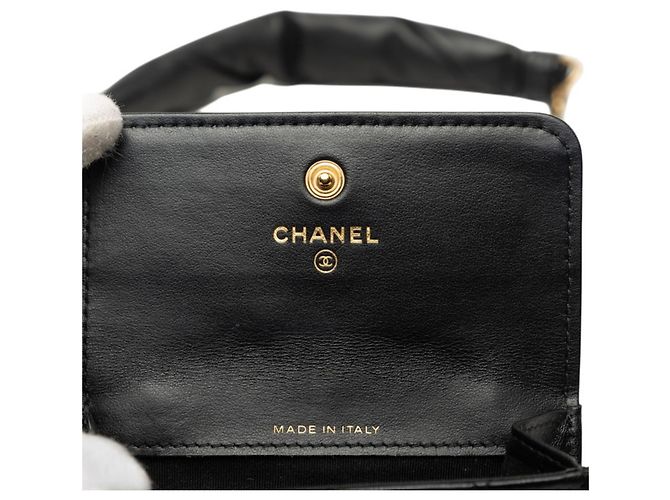 Sac à épaule Mini Chain Chanel Matelassé Coco Mark Noir - vue 5