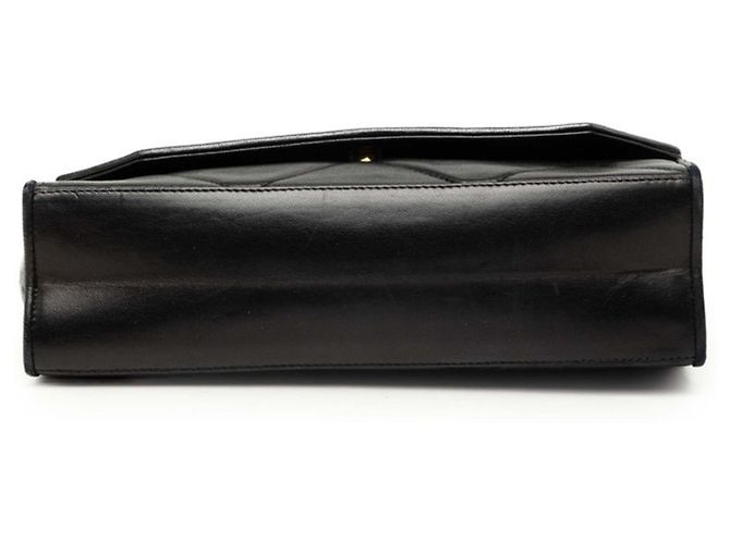 Borsa a tracolla Chanel Matelassé Coco Mark Chain Nero - vista 3