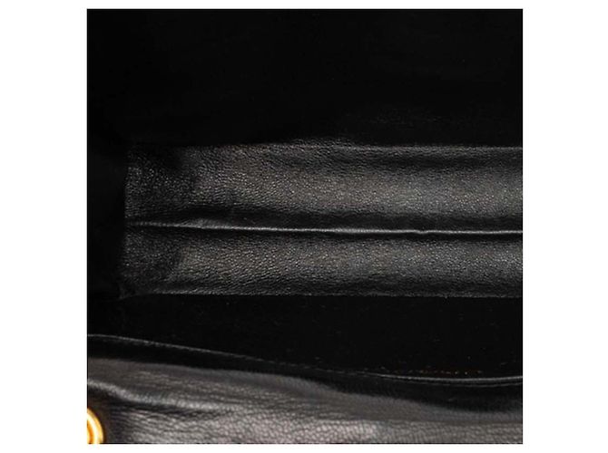 Borsa a tracolla Chanel Matelassé Coco Mark Chain Nero - vista 4