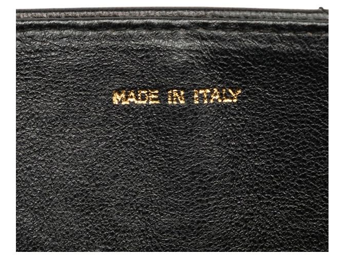 Borsa a tracolla Chanel Matelassé Coco Mark Chain Nero - vista 8