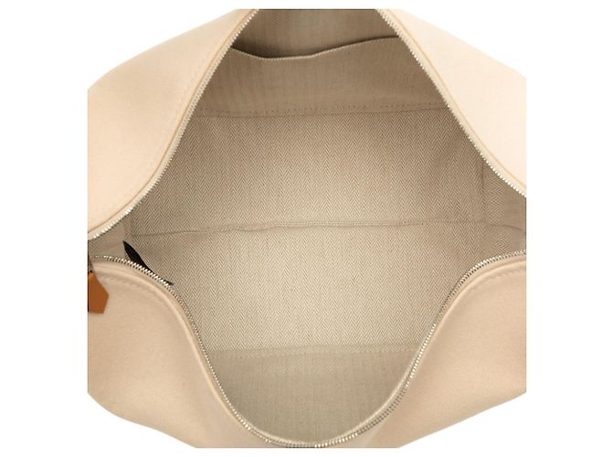 Hermès Borsa Hermes Bride à Black GM, Pochette Marrone Beige - vista 4