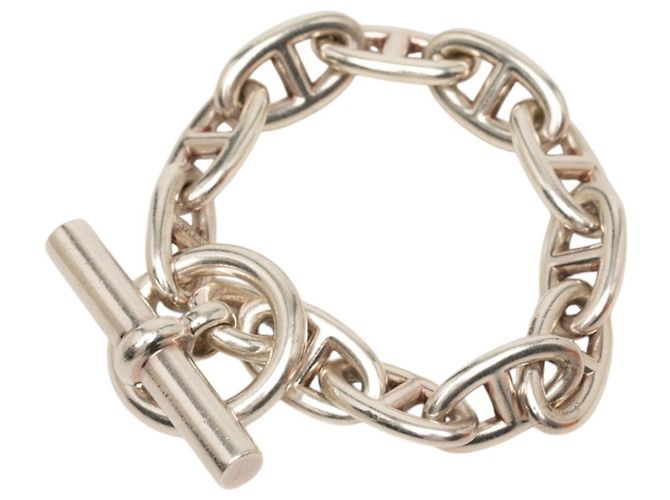 Hermès Hermes Chaine d'Ancre GM 11-Link Charm-Armband Silber - Ansicht 2