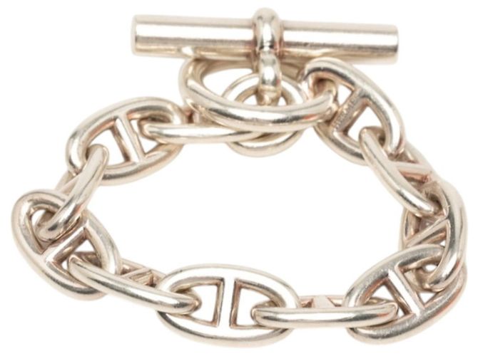 Hermès Hermes Chaine d'Ancre GM 11-Link Charm-Armband Silber - Ansicht 3