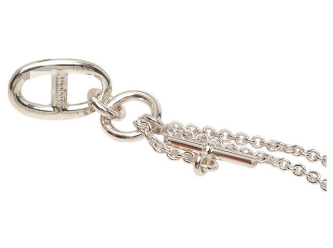 Hermès Collana con pendente Hermes Chaine d'Ancre Amulette Argento - vista 3