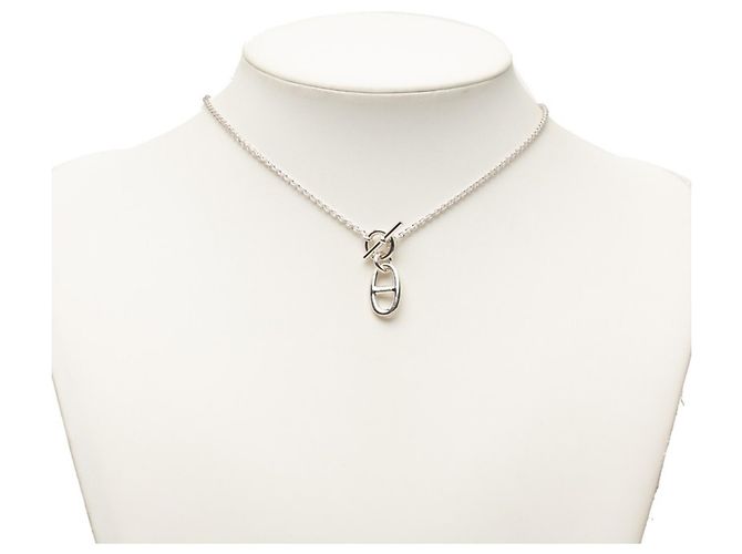Hermès Collana con pendente Hermes Chaine d'Ancre Amulette Argento - vista 5