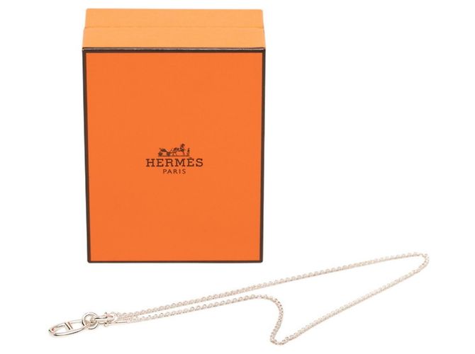 Hermès Collana con pendente Hermes Chaine d'Ancre Amulette Argento - vista 6