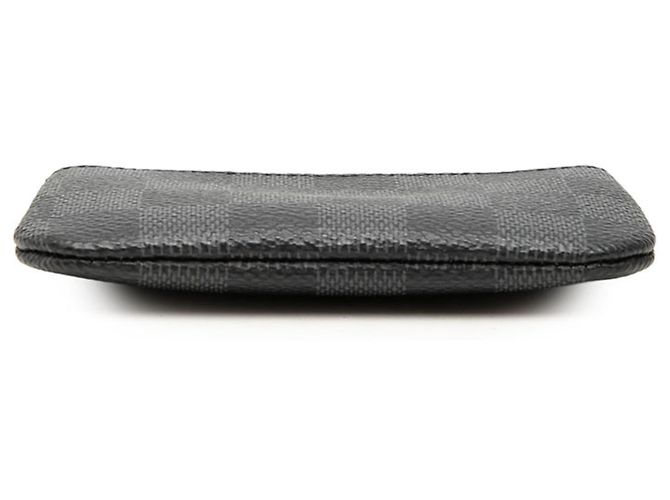 Portamonete Louis Vuitton Damier Graphite Nero - vista 3