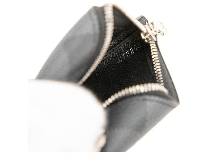 Portamonete Louis Vuitton Damier Graphite Nero - vista 5