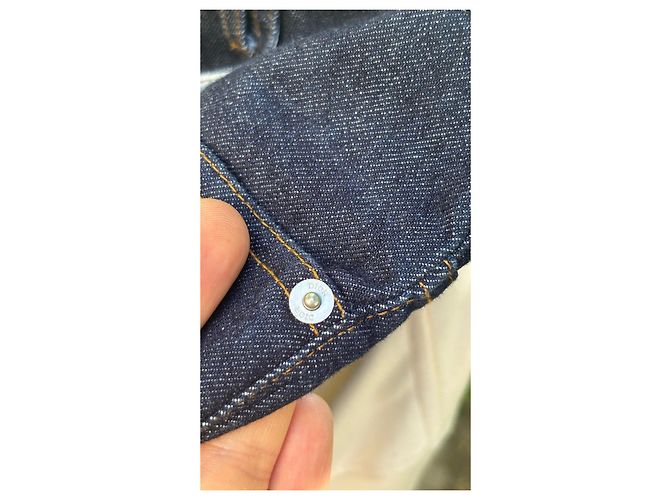 Autre Marque Dior Jeans with monogram lining Blue - view 12