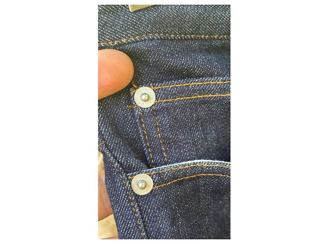 Autre Marque Dior Jeans with monogram lining Blue - view 13