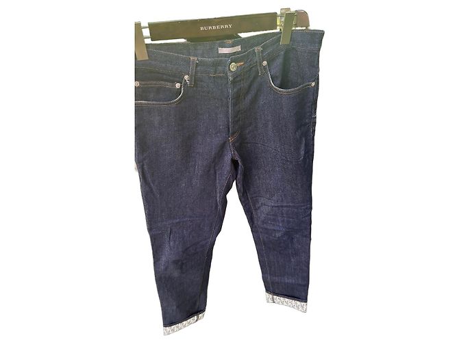 Autre Marque Dior Jeans with monogram lining Blue - view 2
