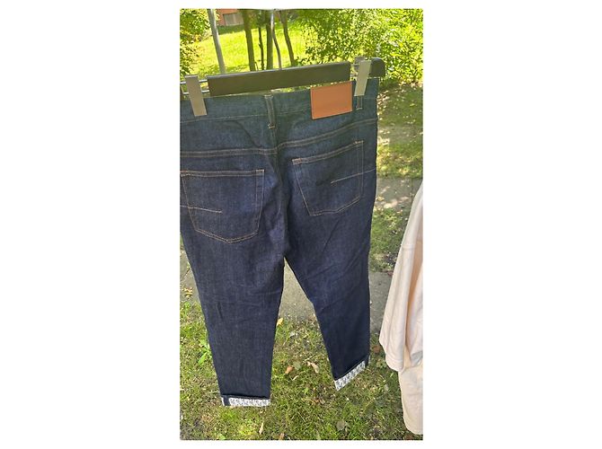 Autre Marque Dior Jeans with monogram lining Blue - view 5