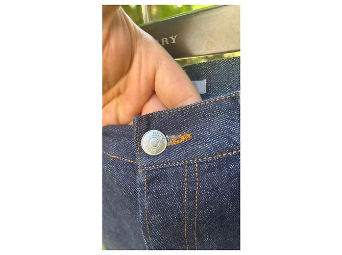 Autre Marque Dior Jeans with monogram lining Blue - view 7