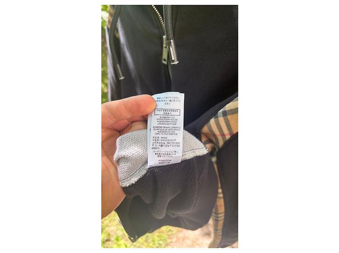 Burberry check pattern tracksuit Black - view 12
