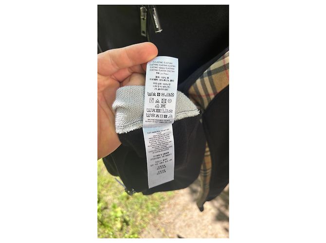 Burberry check pattern tracksuit Black - view 13