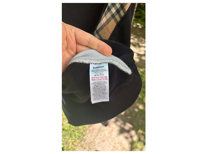 Burberry check pattern tracksuit Black - view 14