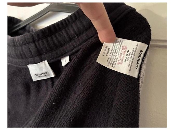 Burberry check pattern tracksuit Black - view 20