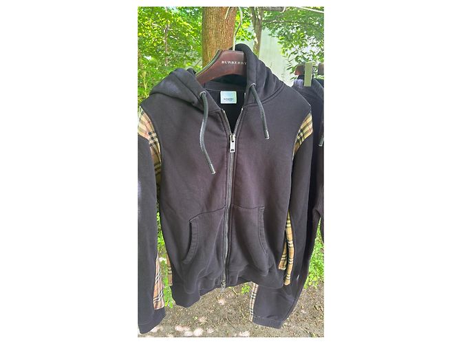 Burberry check pattern tracksuit Black - view 5