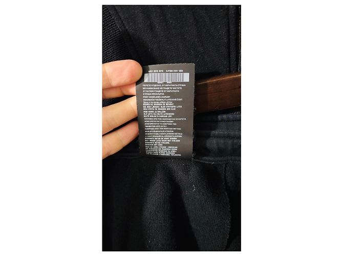 Pantaloni jogging Prada Uomo Nero Giallo L - vista 11