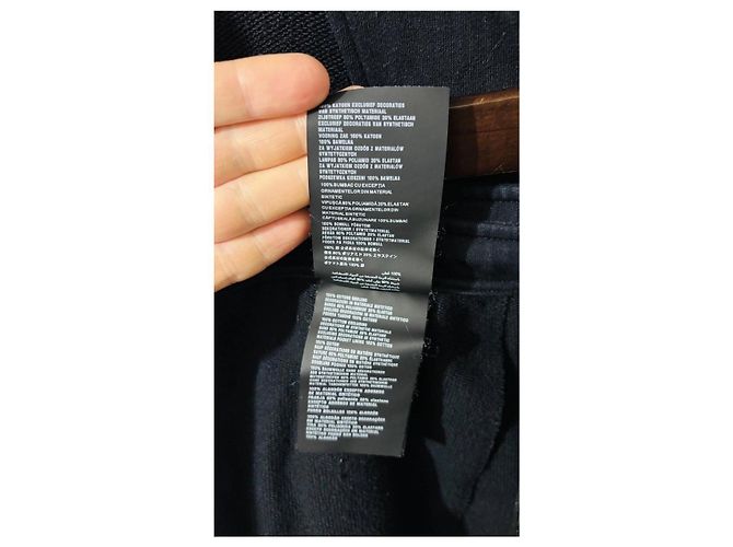 Pantaloni jogging Prada Uomo Nero Giallo L - vista 7