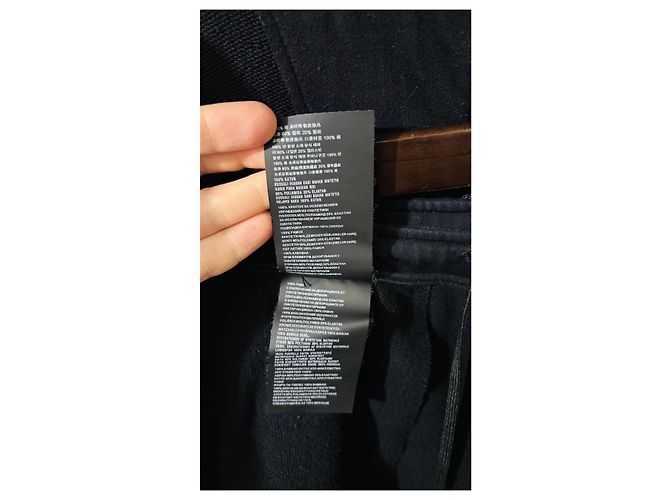 Pantaloni jogging Prada Uomo Nero Giallo L - vista 8