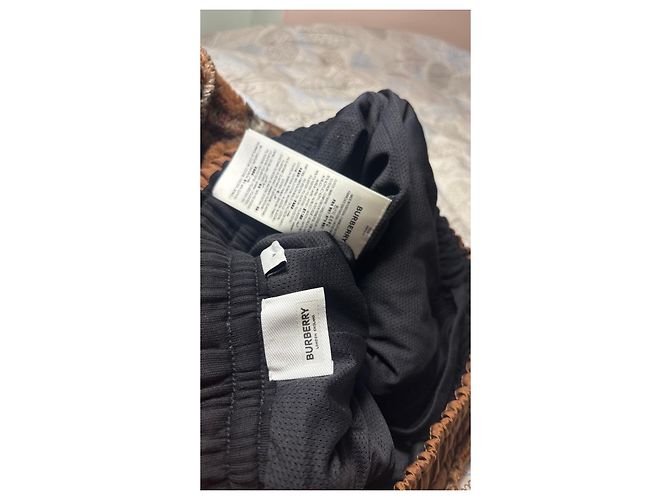 Burberry Karierte Fleece Hose Braun - Ansicht 11