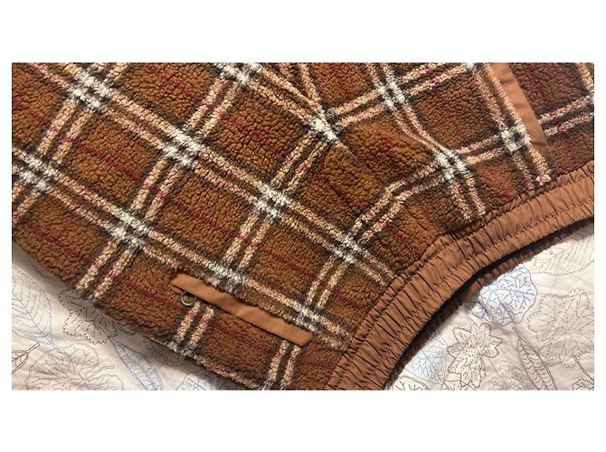 Burberry Karierte Fleece Hose Braun - Ansicht 12