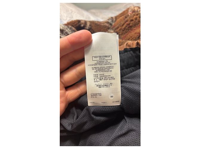 Burberry Karierte Fleece Hose Braun - Ansicht 5