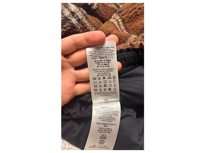 Burberry Karierte Fleece Hose Braun - Ansicht 7