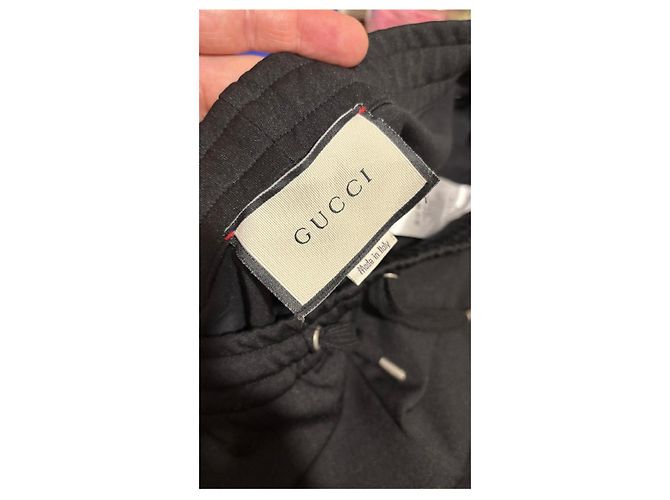 Pantaloncini Gucci Logo neri Nero - vista 2