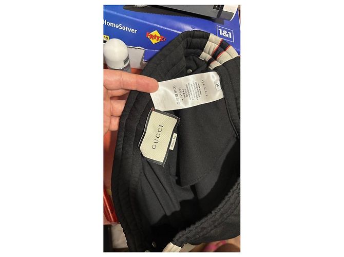 Pantaloncini Gucci Logo neri Nero - vista 3