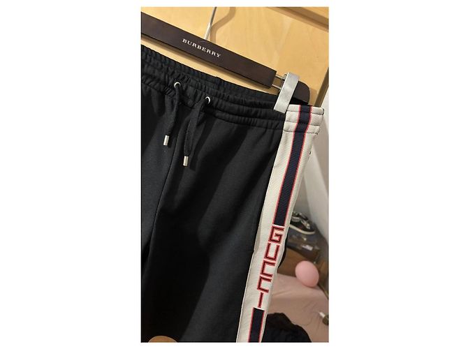Pantaloncini Gucci Logo neri Nero - vista 4