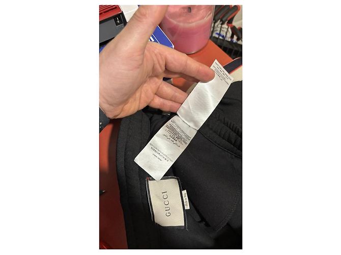Pantaloncini Gucci Logo neri Nero - vista 7