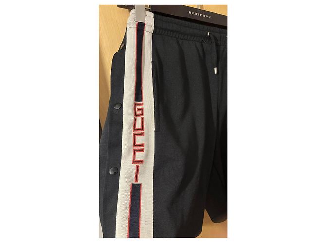 Pantaloncini Gucci Logo neri Nero - vista 9