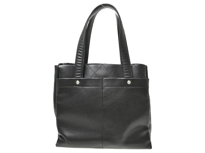 Chanel Ultimate Executive Caviar Medium Negro - vista 2