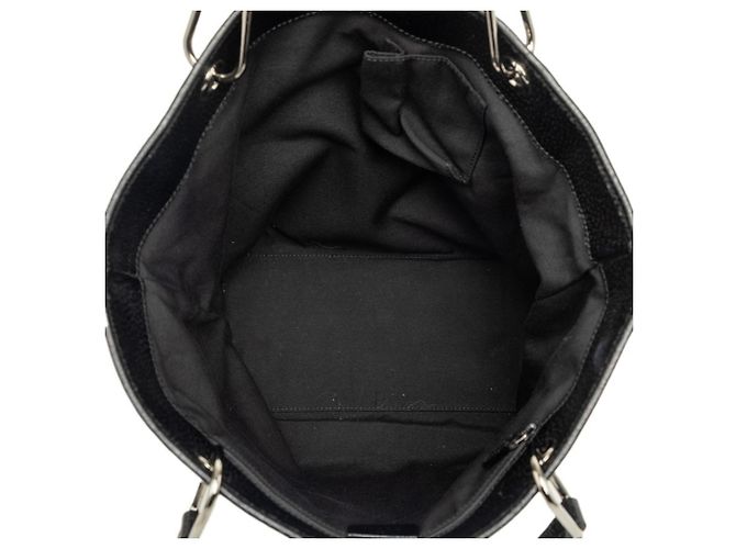 Borsa Tote Gucci in tela GG nera Nero - vista 4