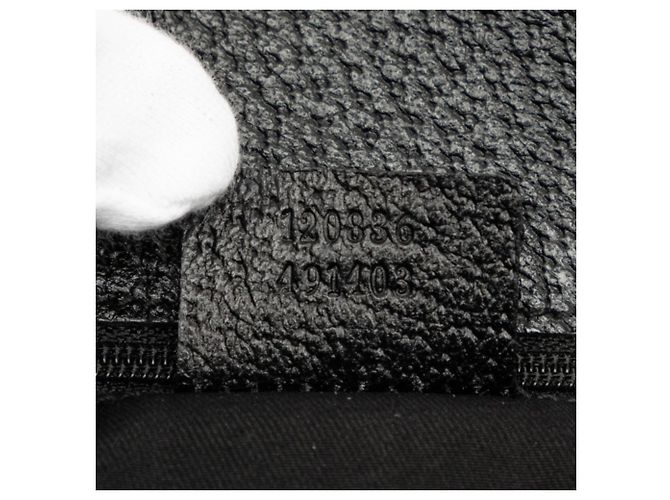Borsa Tote Gucci in tela GG nera Nero - vista 6