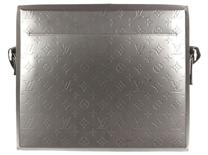 Borsa a tracolla Steve Louis Vuitton Monogram Glacé Marrone - vista 3